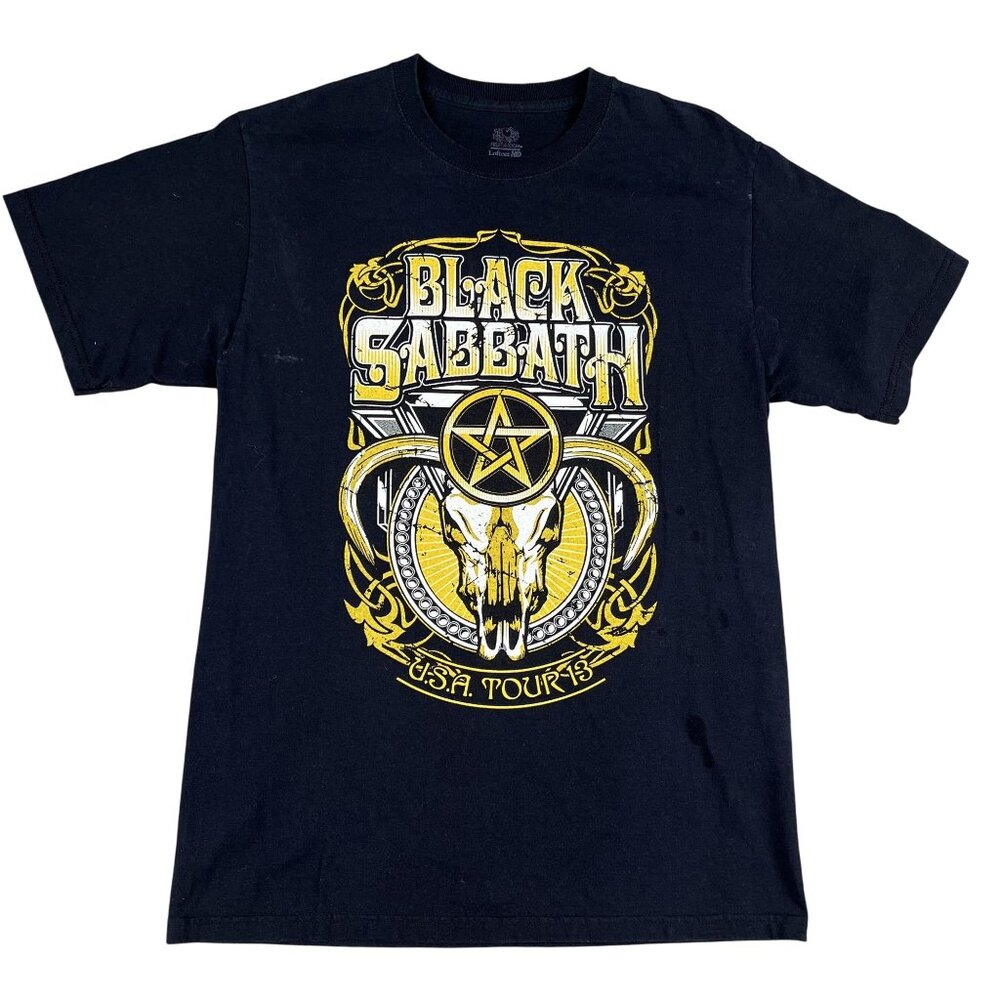 Black Sabbath Ozzy Osbourne 13 Tour Black Band‎ T-Shirt Sz Medium